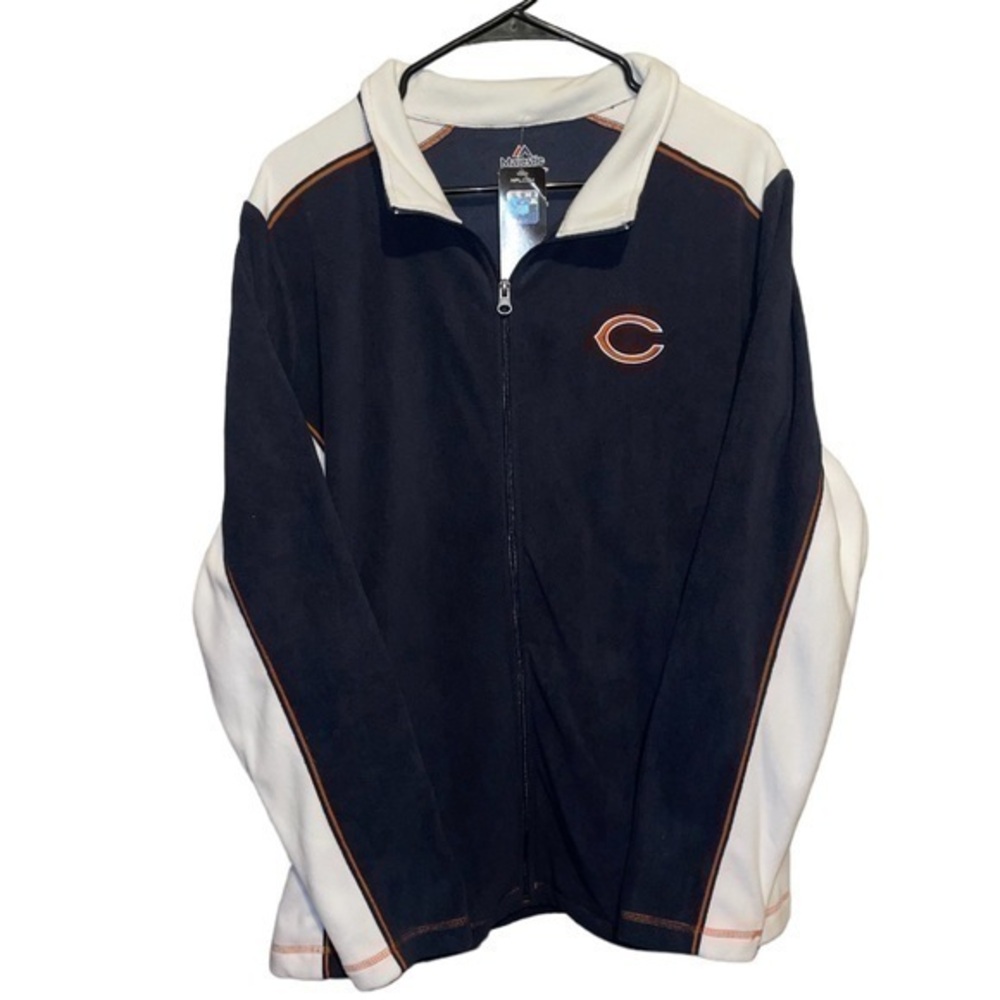 Chicago Bears Team Apparel Womens Fleece Zip Up Size XXL NWT